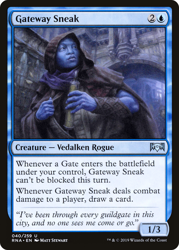 Image of Gateway Sneak (RNA-040) - Ravnica Allegiance Foil