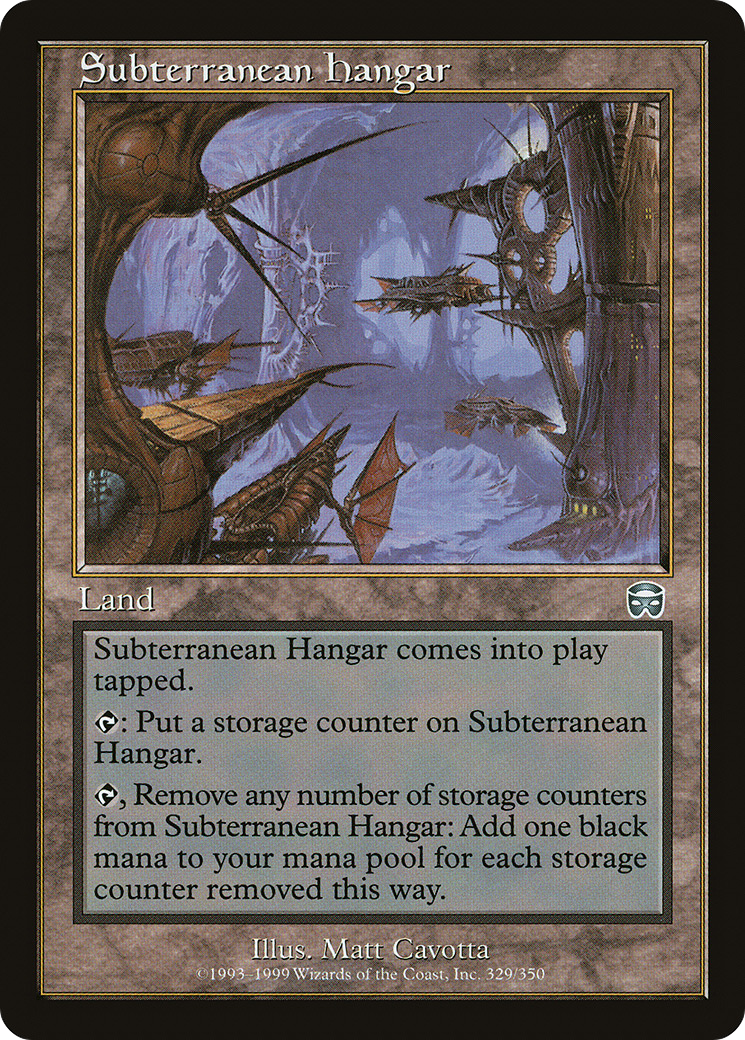 Image of Subterranean Hangar (MMQ-329) - Mercadian Masques Foil