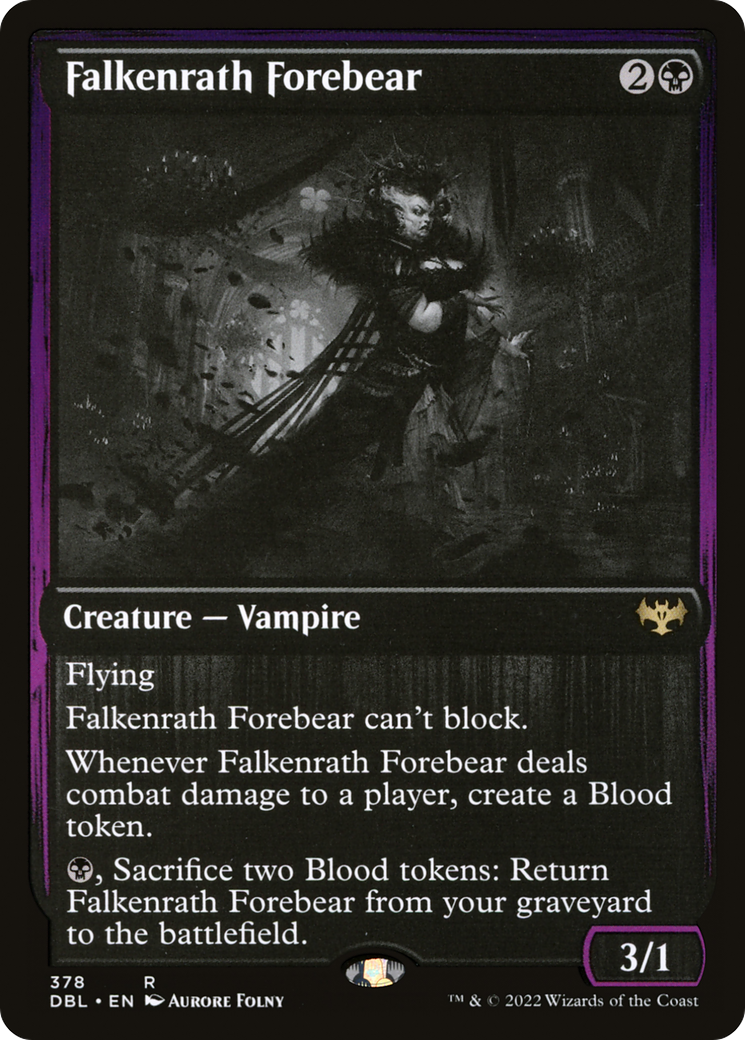 Image of Falkenrath Forebear (DBL-378) - Innistrad: Double Feature Foil