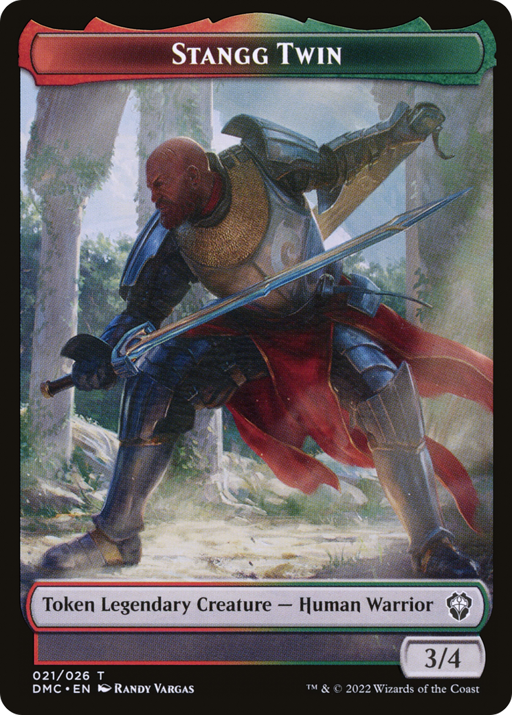 Image of Stangg Twin (TDMU-021) - Dominaria United Tokens Foil