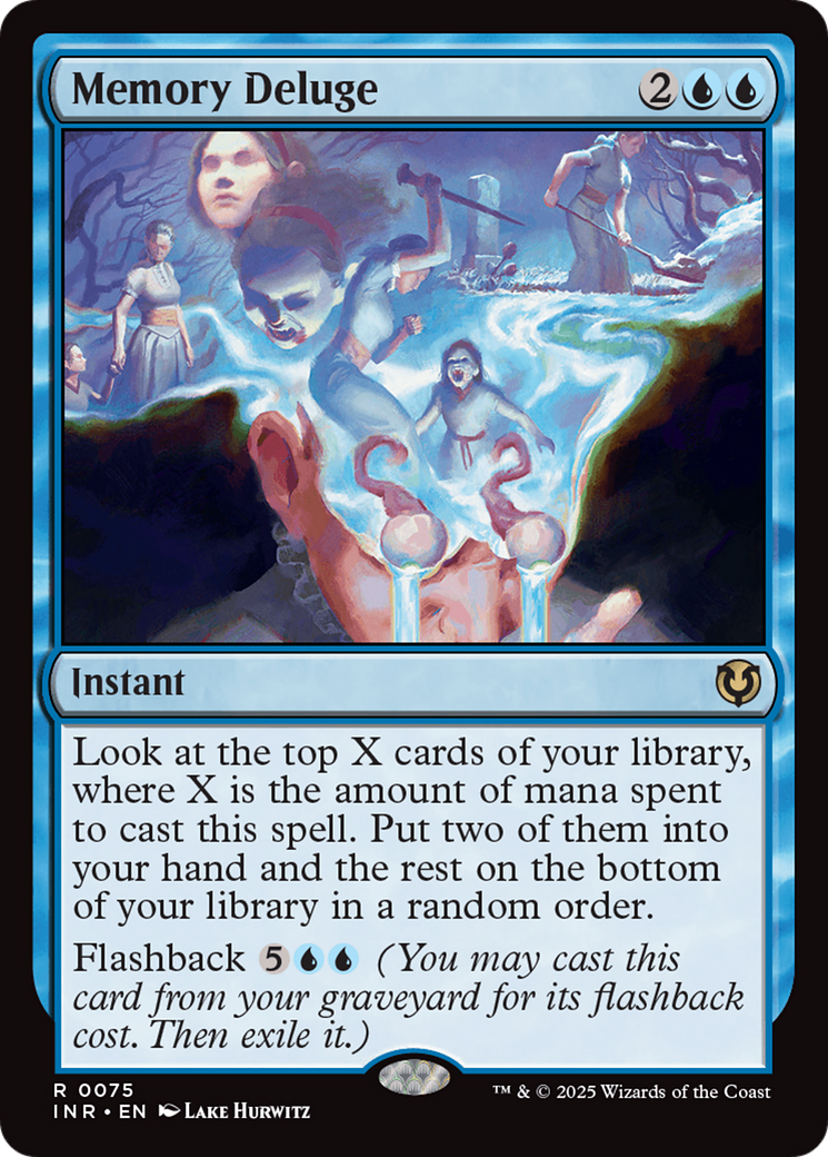 Image of Memory Deluge (INR-075) - Innistrad Remastered Foil