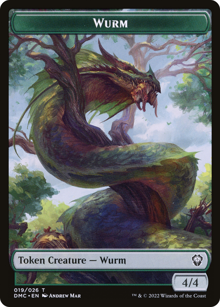 Image of Wurm (TDMU-019) - Dominaria United Tokens