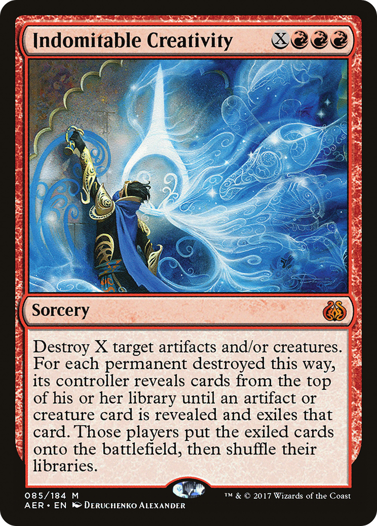 Image of Indomitable Creativity (AER-085) - Aether Revolt Foil