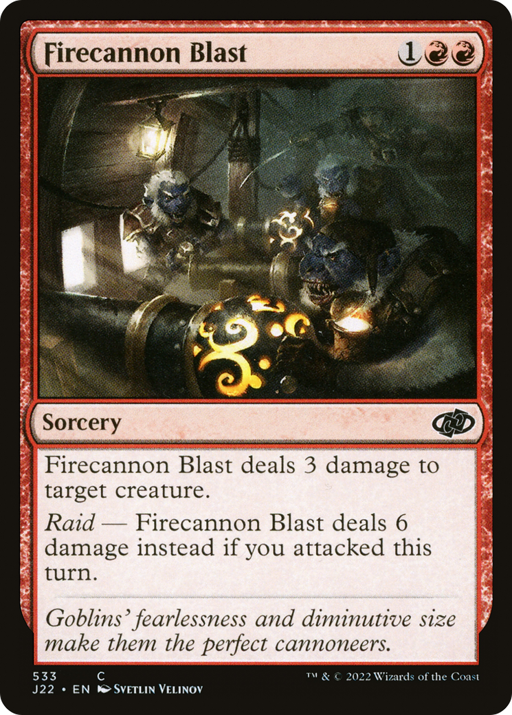 Image of Firecannon Blast (J22-533) - Jumpstart 2022