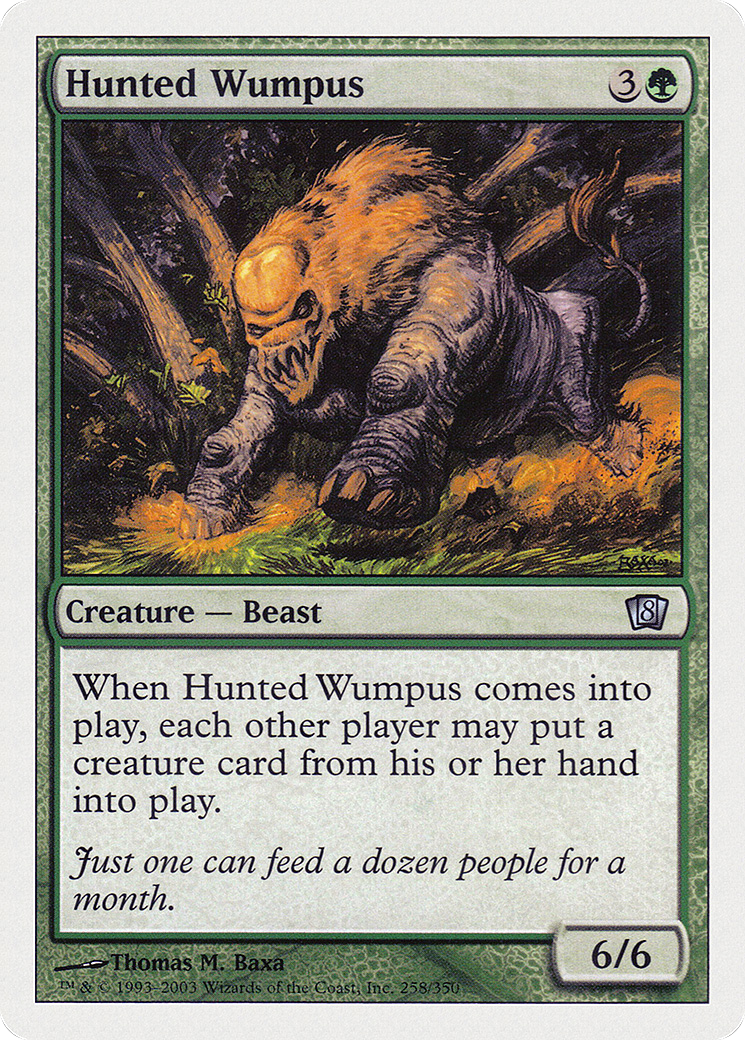 Image of Hunted Wumpus (8ED-258) - 8th Edition