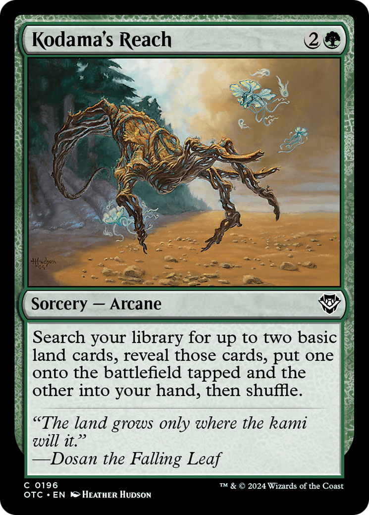 Image of Kodama's Reach (OTC-196) - Outlaws of Thunder Junction Commander