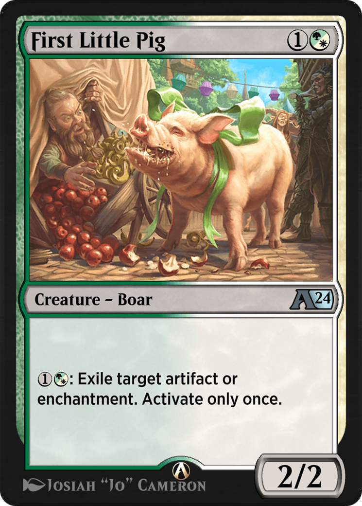 Image of First Little Pig (YWOE-018) - Alchemy: Wilds of Eldraine