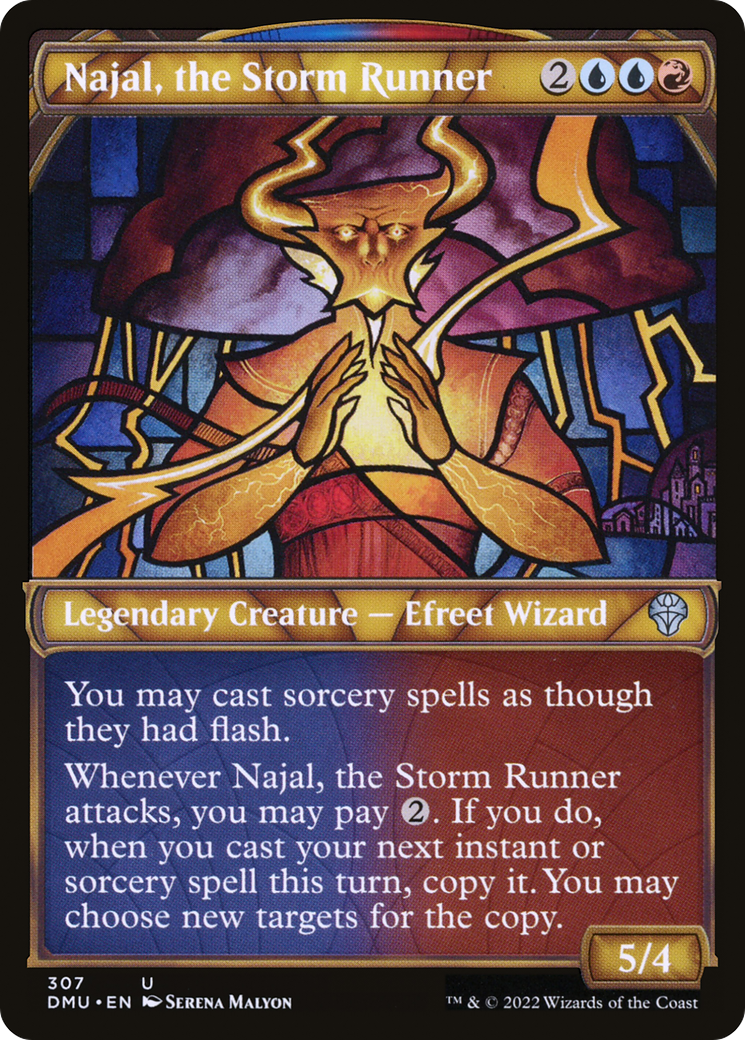 Image of Najal, the Storm Runner (Showcase) (DMU-307) - Dominaria United: (Showcase)