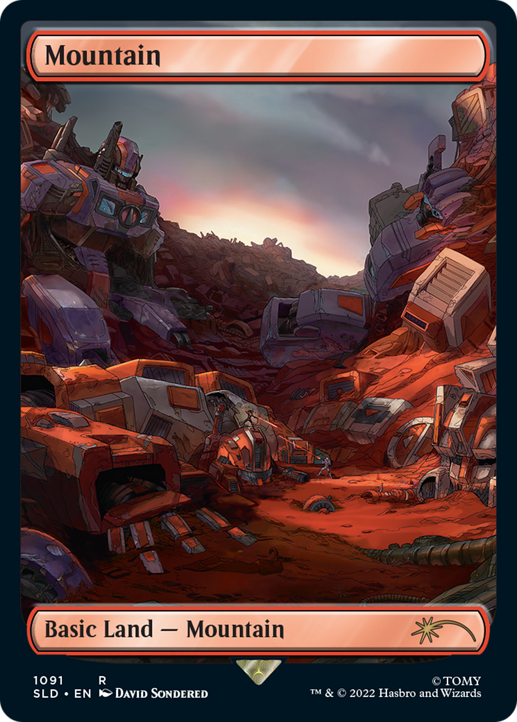 Image of Mountain (1091) (SLD-1091) - Secret Lair Drop Foil