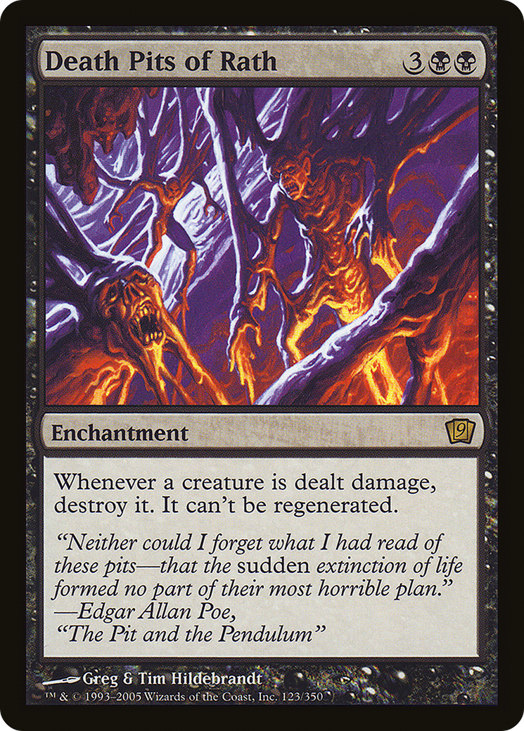 Image of Death Pits of Rath (9ED-123) - 9th Edition Foil