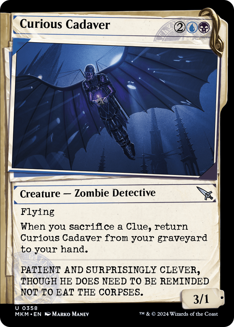 Image of Curious Cadaver (Showcase) (MKM-358) - Murders at Karlov Manor: (Showcase) Foil