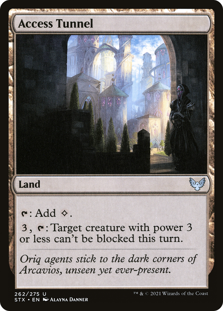 Image of Access Tunnel (STX-262) - Strixhaven: School of Mages Foil