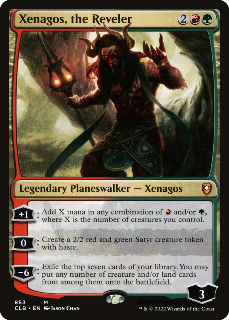 Image of Xenagos, the Reveler (CLB-853) - Commander Legends: Battle for Baldur's Gate