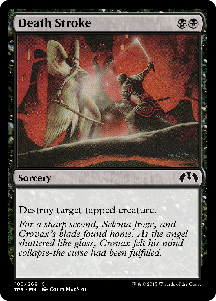 Image of Death Stroke (TPR-100) - Tempest Remastered Foil
