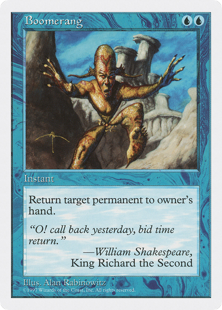 Image of Boomerang (5ED-075) - Fifth Edition