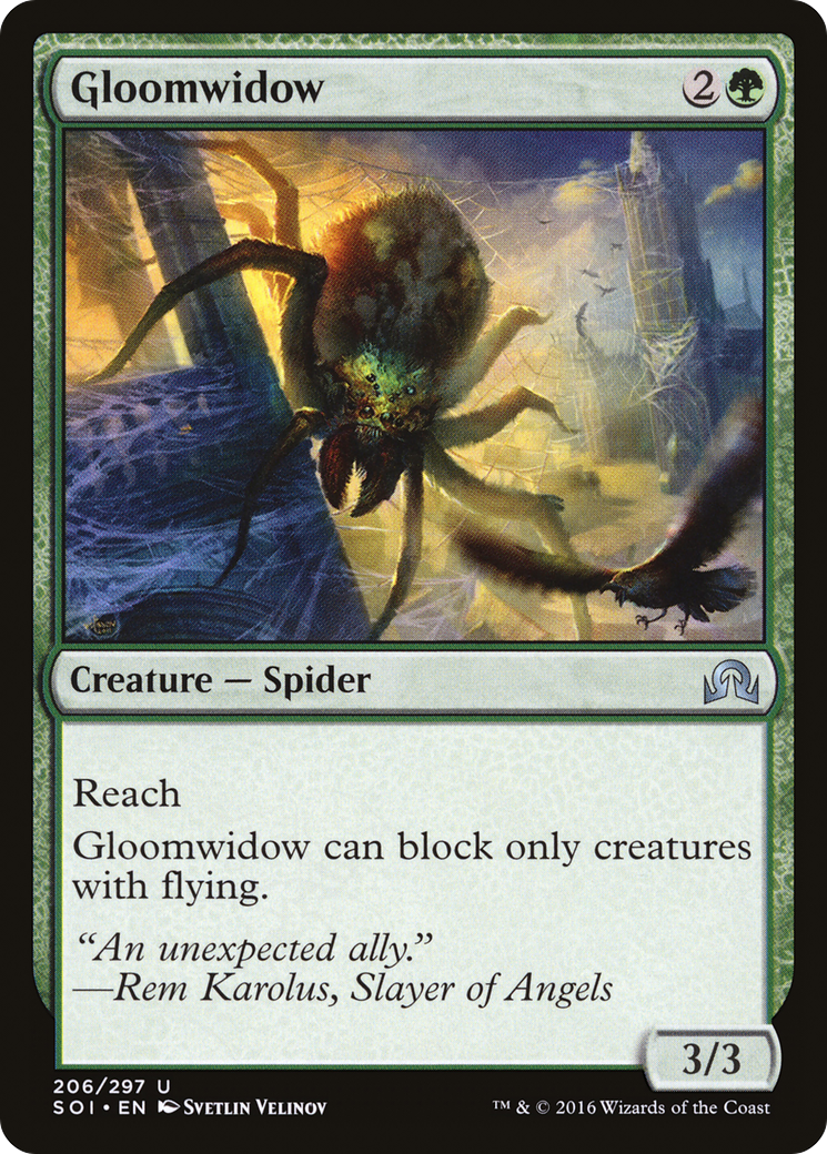 Image of Gloomwidow (SOI-206) - Shadows over Innistrad Foil