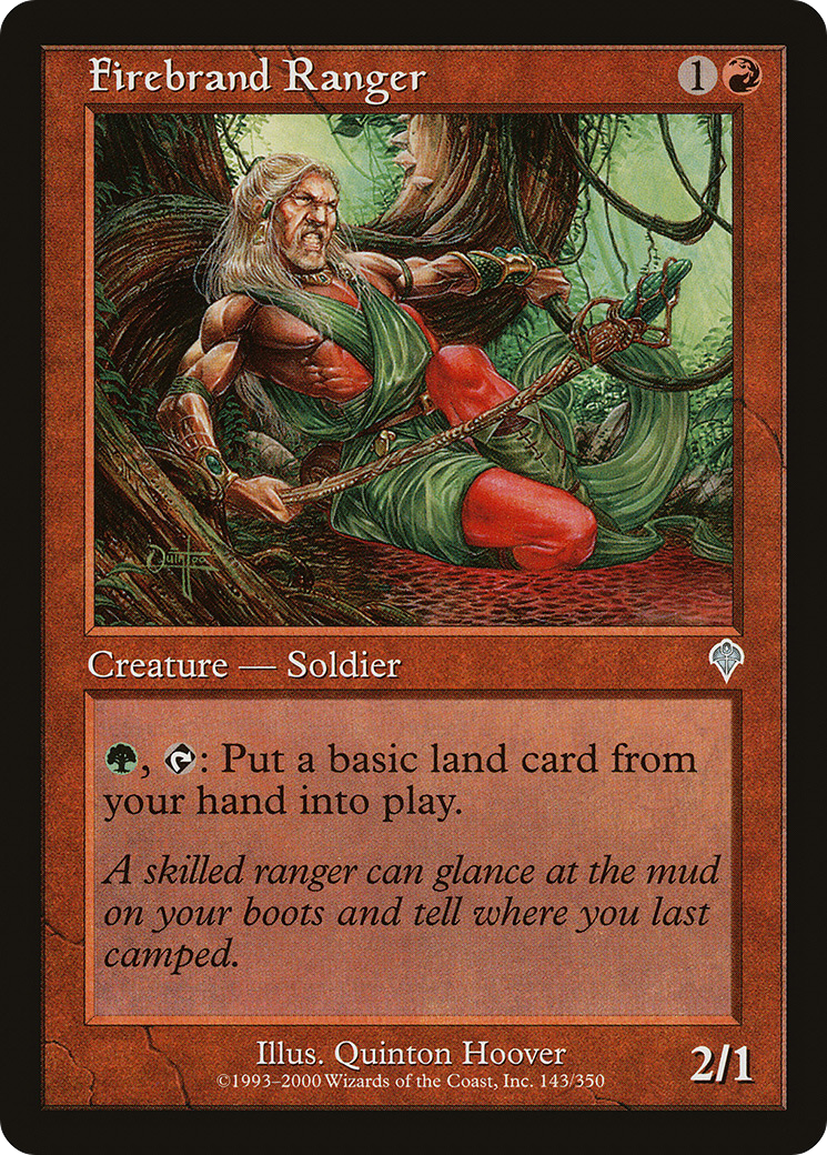 Image of Firebrand Ranger (INV-143) - Invasion Foil