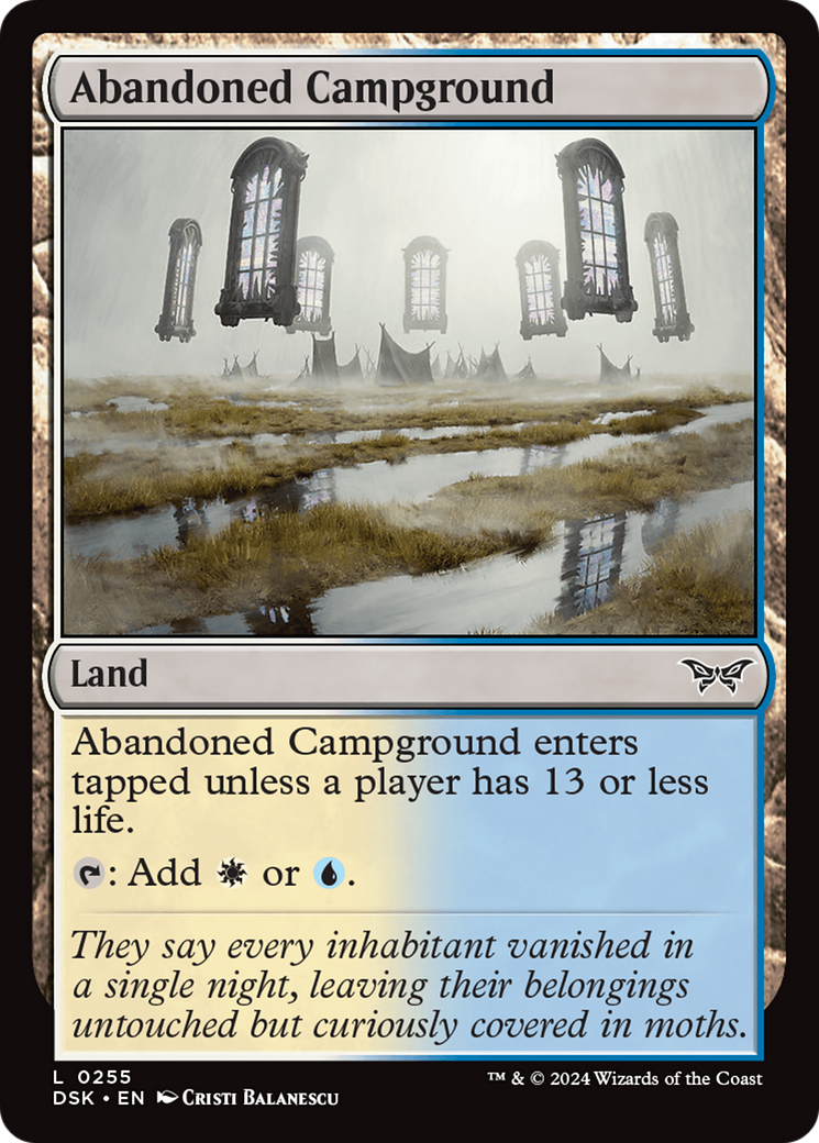 Image of Abandoned Campground (DSK-255) - Duskmourn: House of Horror Foil