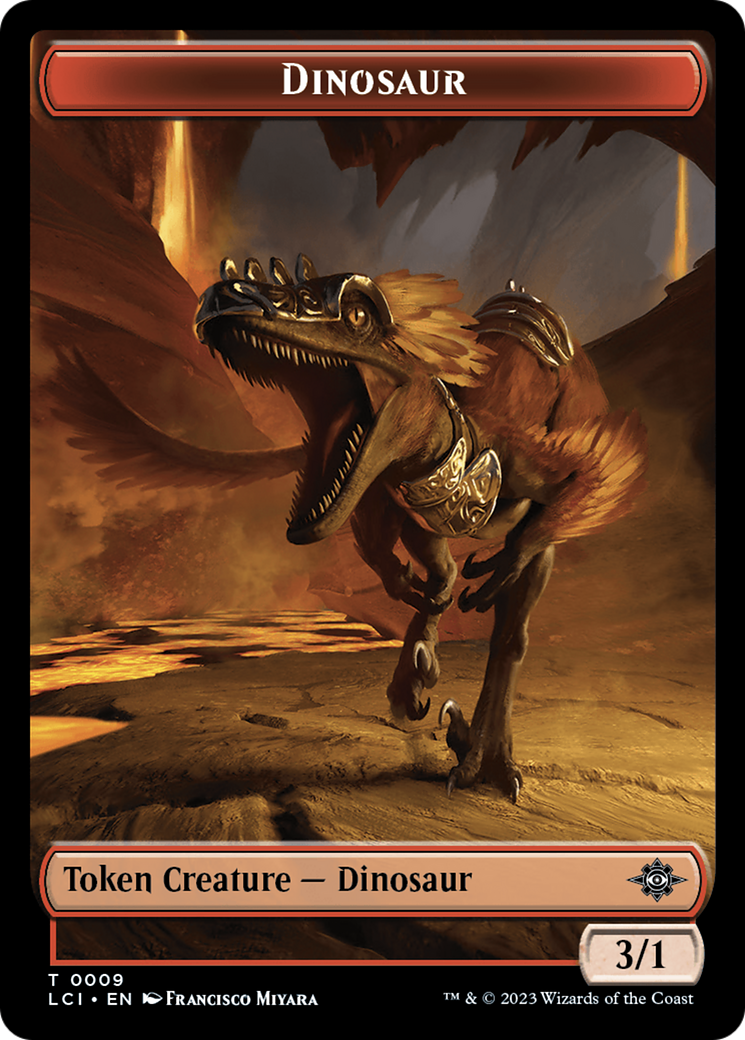 Image of Dinosaur (TLCI-009) - The Lost Caverns of Ixalan Tokens