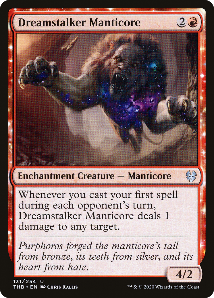 Image of Dreamstalker Manticore (THB-131) - Theros Beyond Death: (enchantment)