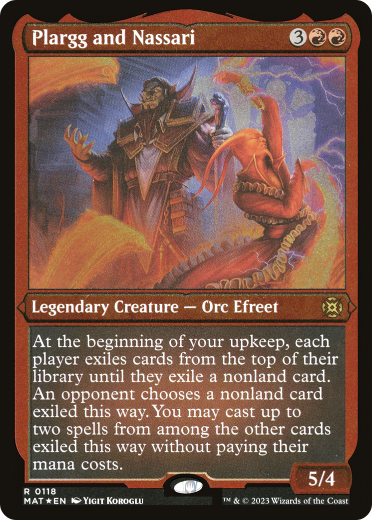Image of Plargg and Nassari (MAT-118) - March of the Machine: The Aftermath Etched Foil