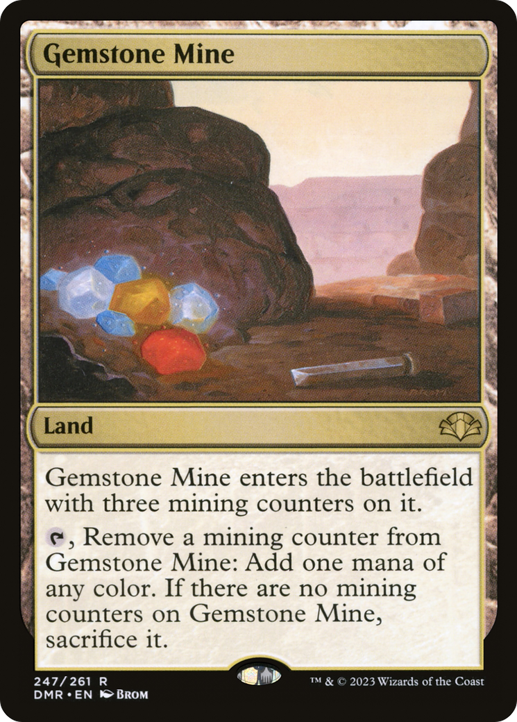 Image of Gemstone Mine (DMR-247) - Dominaria Remastered
