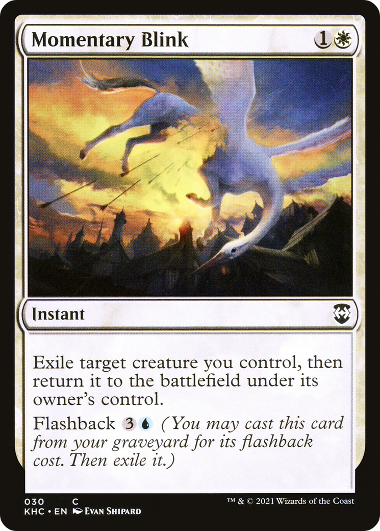 Image of Momentary Blink (KHC-030) - Kaldheim Commander