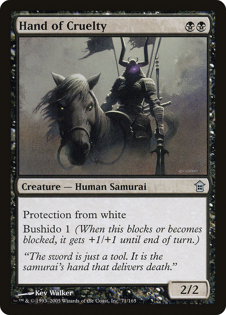 Image of Hand of Cruelty (SOK-071) - Saviors of Kamigawa Foil