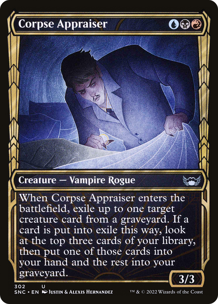 Image of Corpse Appraiser (Showcase) (SNC-302) - Streets of New Capenna: (Showcase) Foil