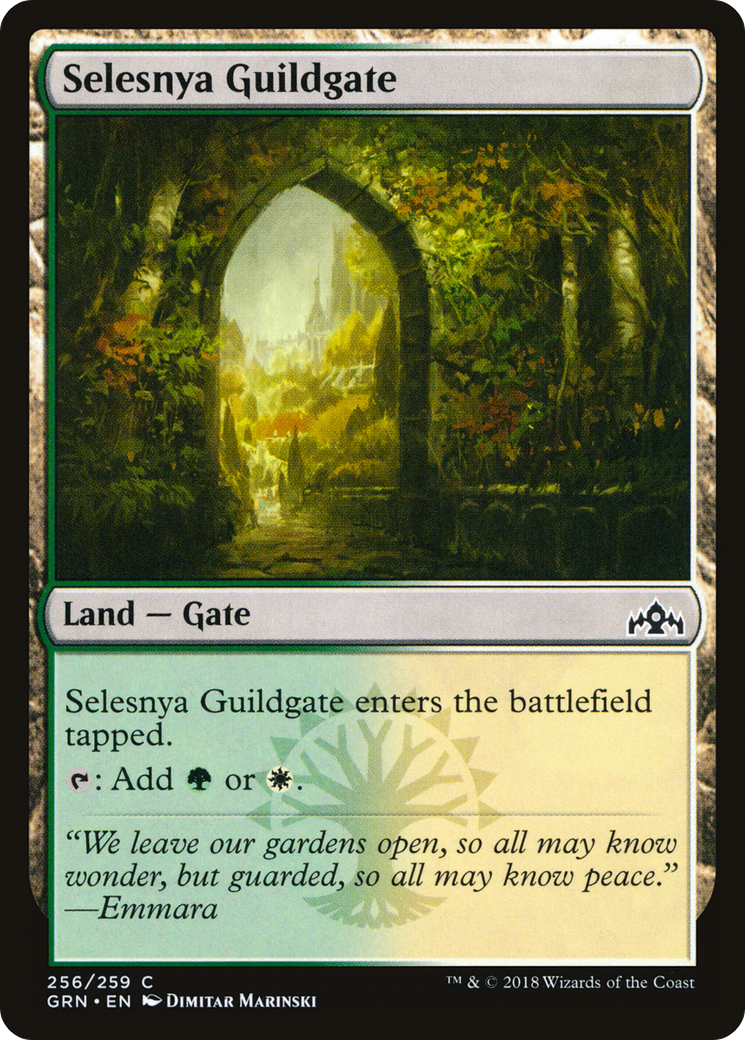 Image of Selesnya Guildgate (256) (GRN-256) - Guilds of Ravnica