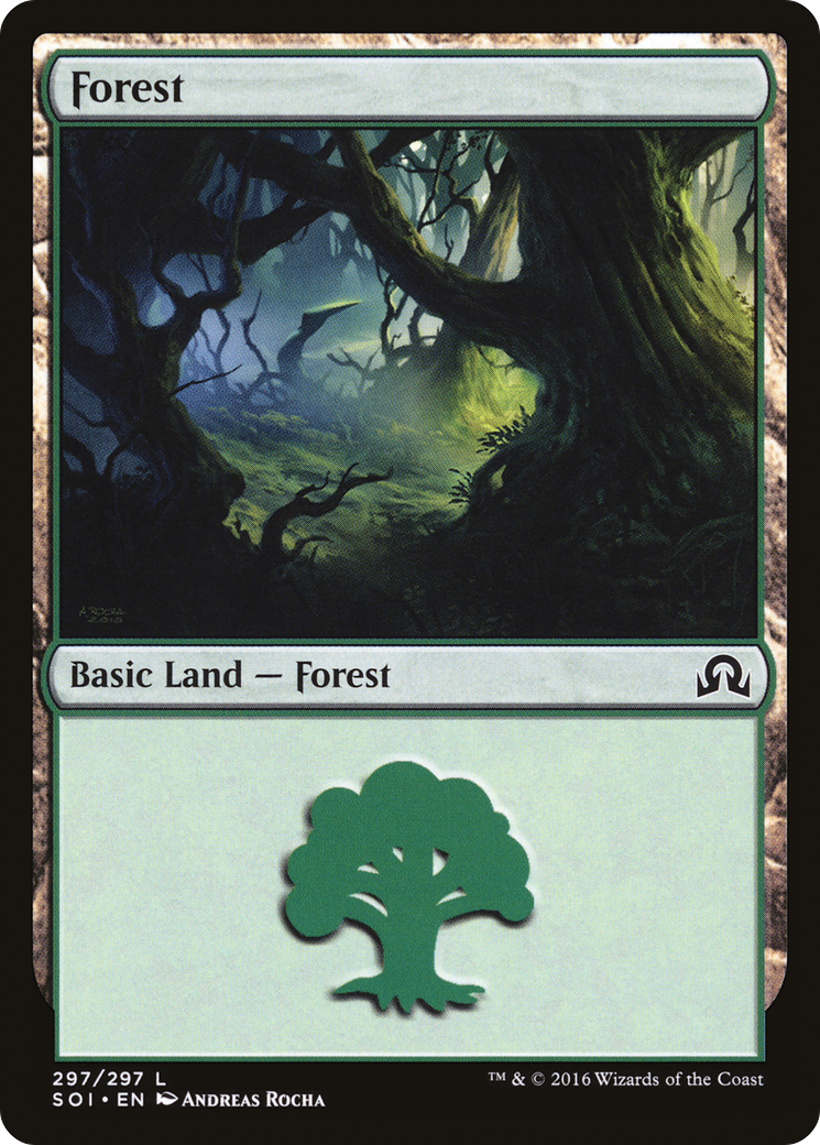 Image of Forest (297) (SOI-297) - Shadows over Innistrad Foil