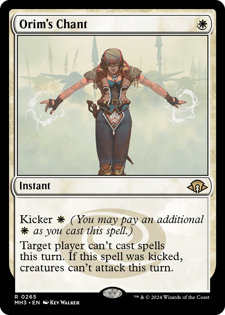 Image of Orim's Chant (MH3-265) - Modern Horizons 3 Foil