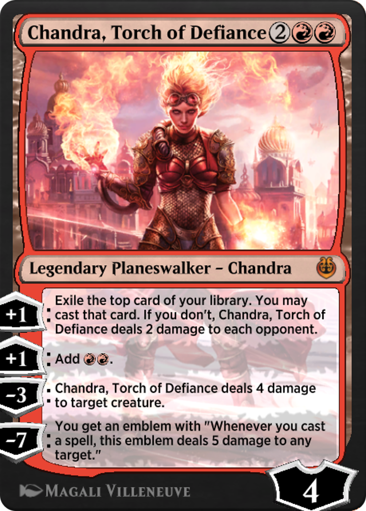 Image of Chandra, Torch of Defiance (KLR-117) - Kaladesh Remastered