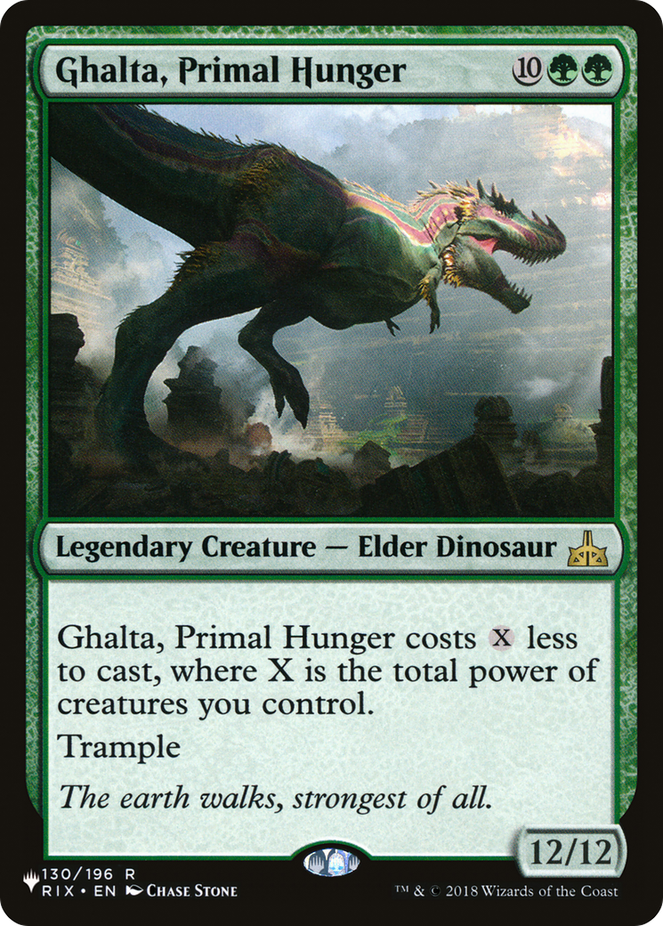 Image of Ghalta, Primal Hunger (LIST-RIX-130) - The List