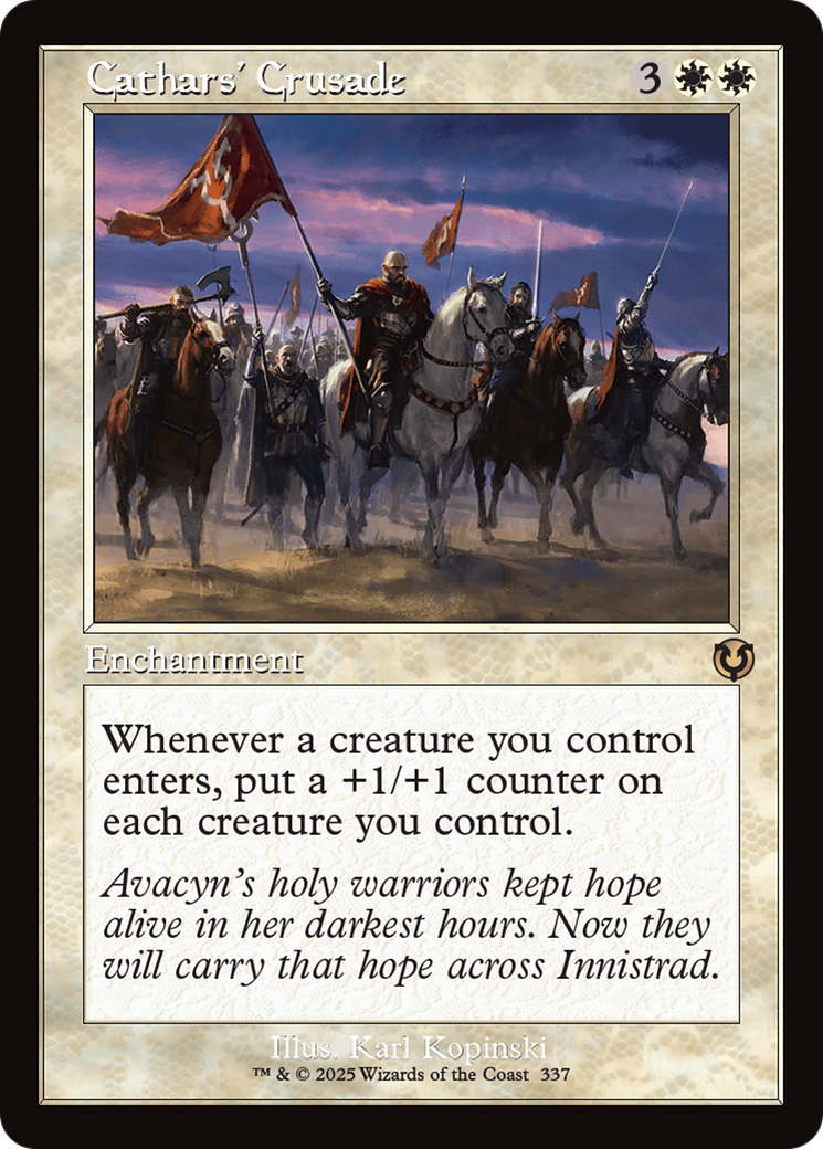Image of Cathars' Crusade (Retro Frame) (INR-337) - Innistrad Remastered