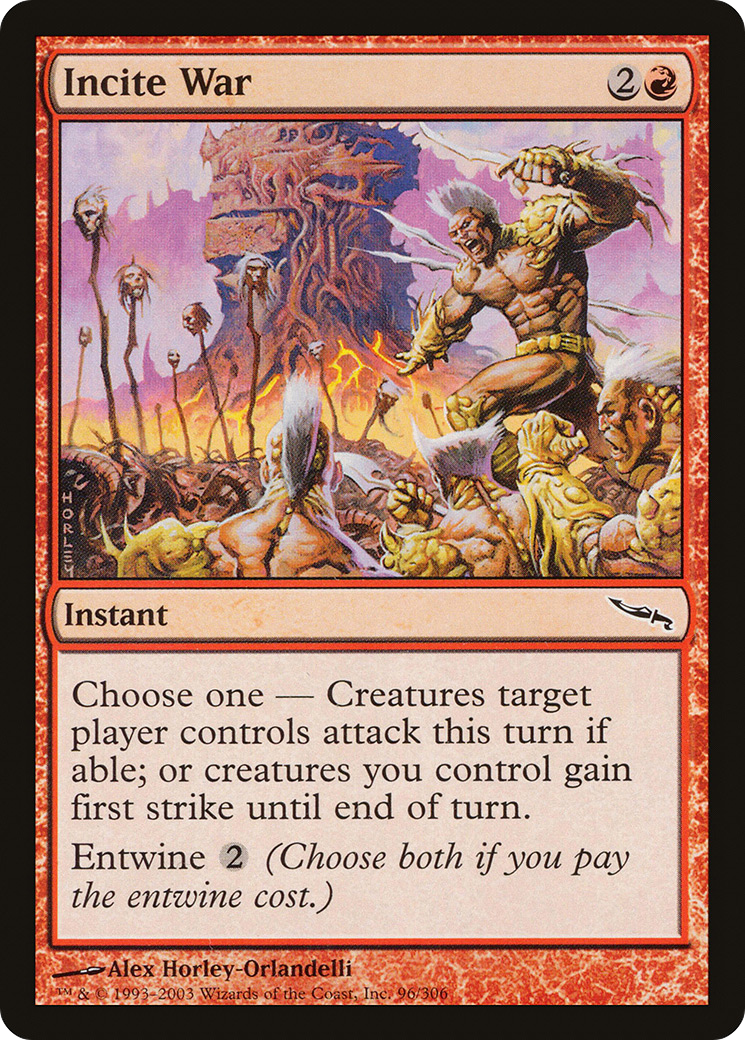 Image of Incite War (MRD-096) - Mirrodin