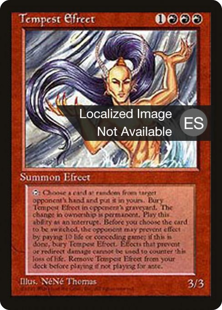 Image of Tempest Efreet (4BB-) - Fourth Edition Foreign Black Border