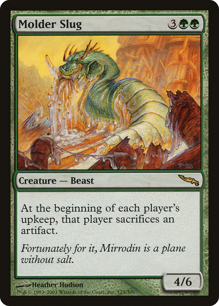 Image of Molder Slug (MRD-125) - Mirrodin Foil