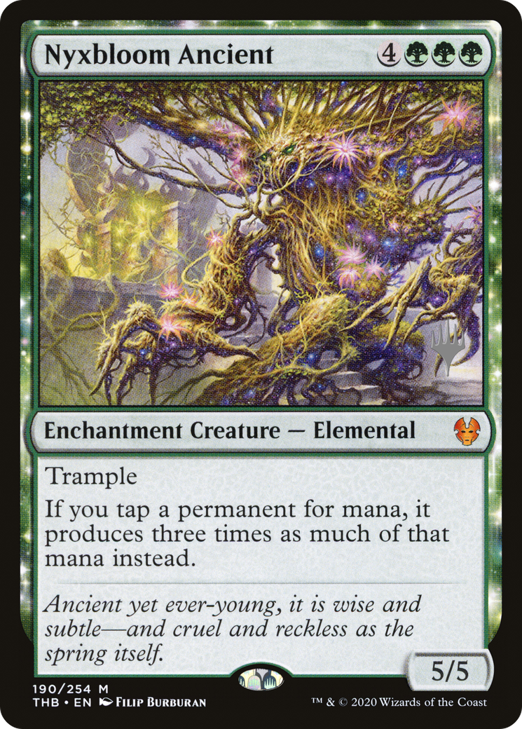 Image of Nyxbloom Ancient (PPTHB-190) - Theros Beyond Death Promos: (enchantment) Foil