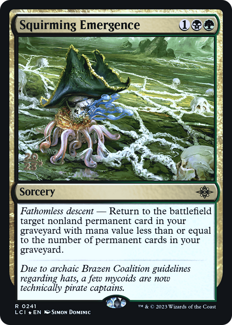 Image of Squirming Emergence (PRE-241) - The Lost Caverns of Ixalan Promos Foil