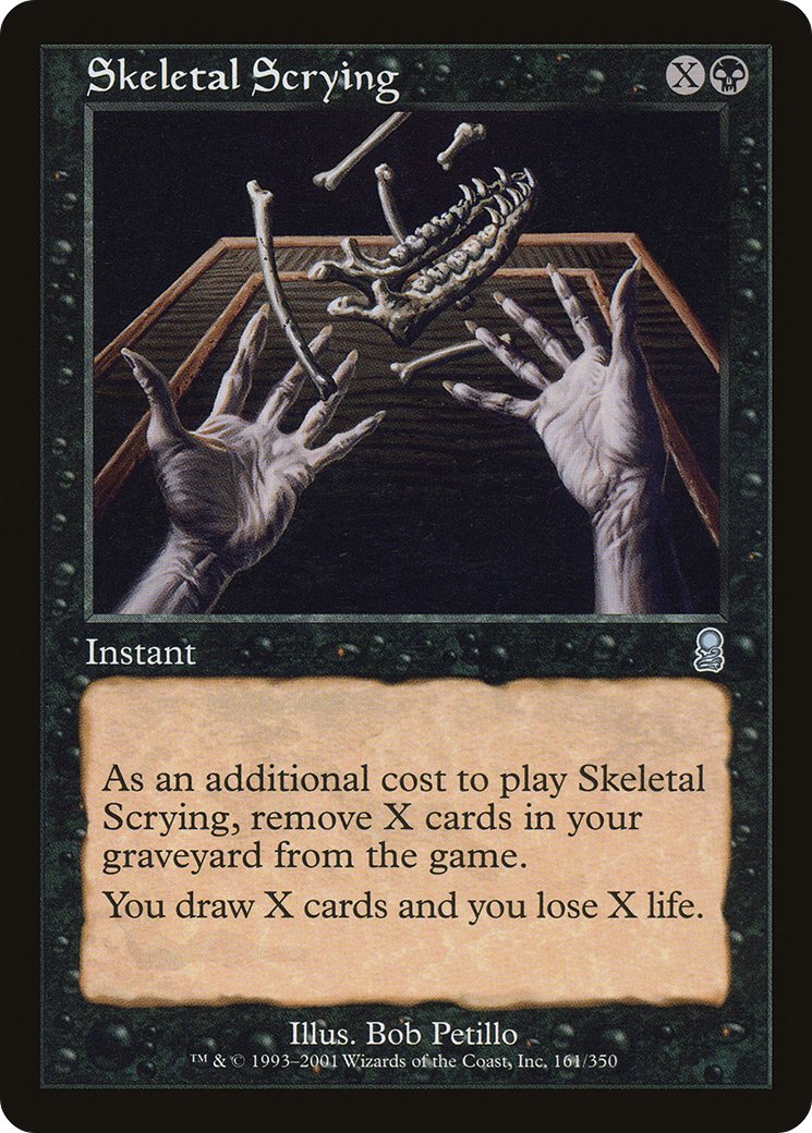 Image of Skeletal Scrying (ODY-161) - Odyssey Foil
