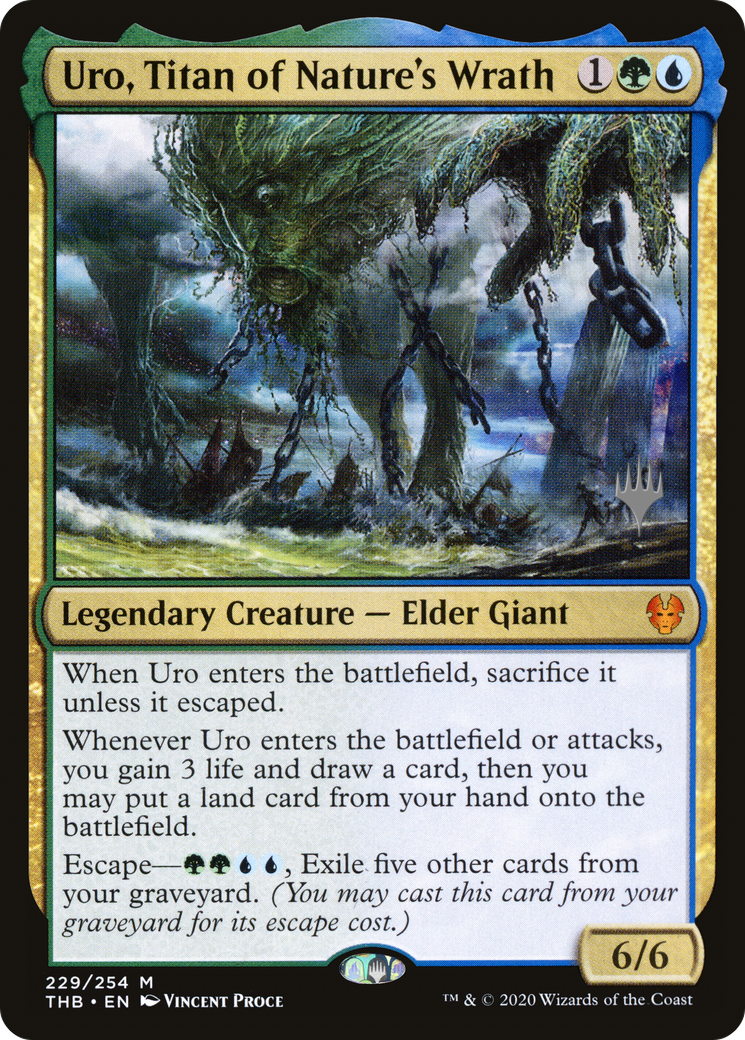 Image of Uro, Titan of Nature's Wrath (PPTHB-229) - Theros Beyond Death Promos