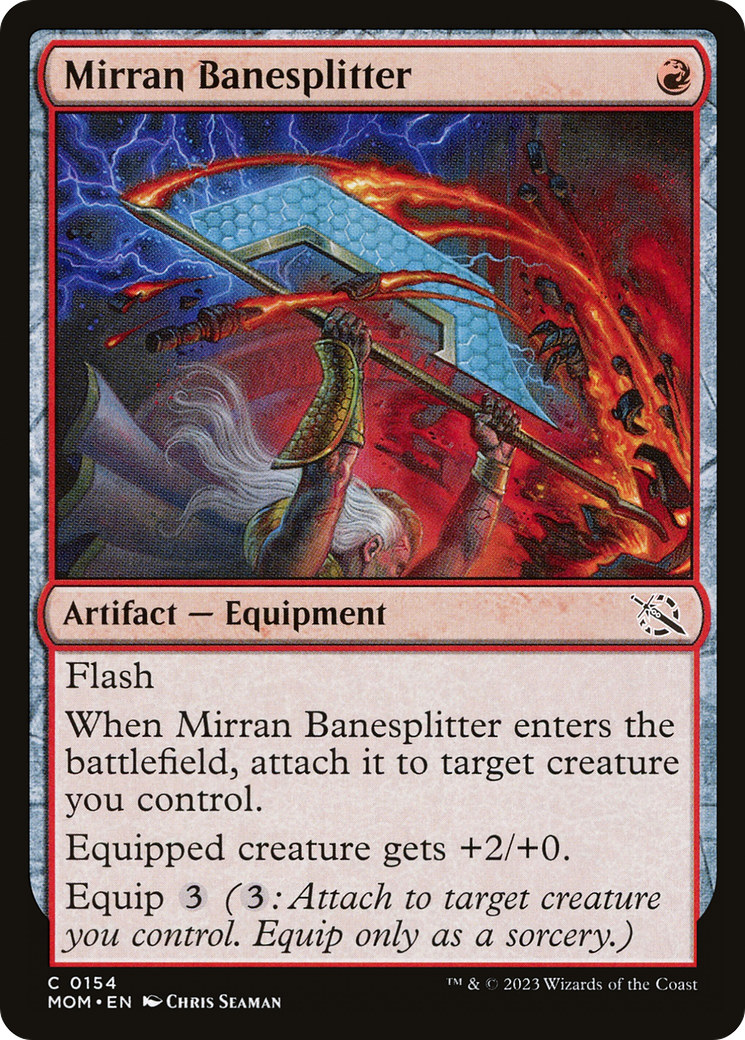 Image of Mirran Banesplitter (MOM-154) - March of the Machine Foil