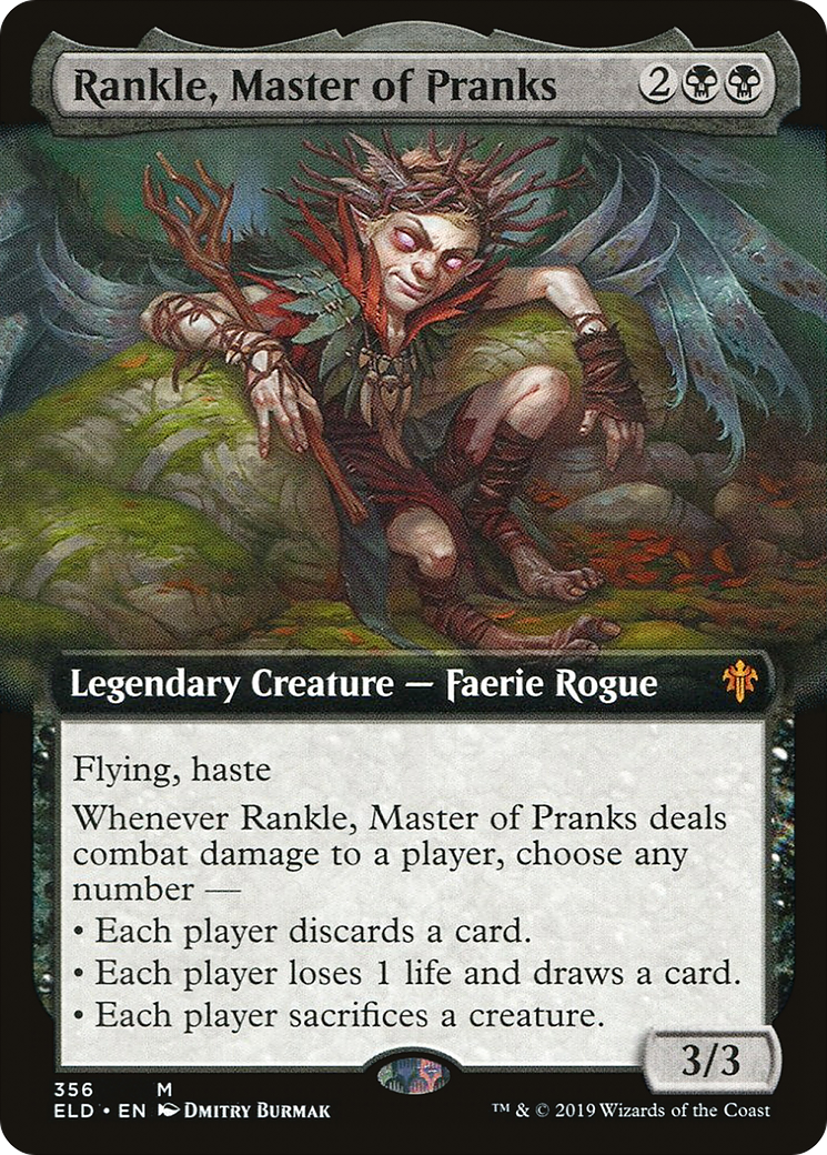 Image of Rankle, Master of Pranks (Extended Art) (ELD-356) - Throne of Eldraine: (Extended Art)