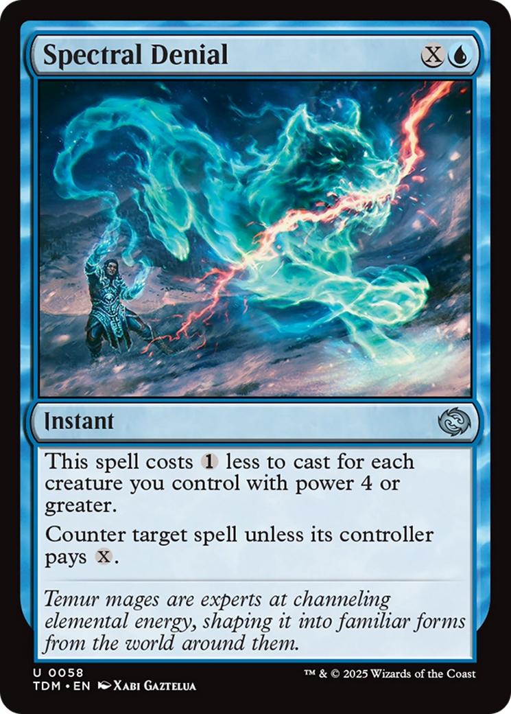 Image of Spectral Denial (TDM-058) - Tarkir: Dragonstorm