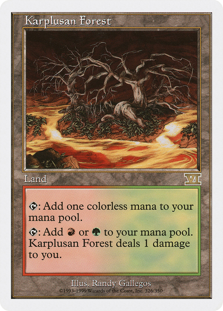 Image of Karplusan Forest (6ED-326) - Classic Sixth Edition