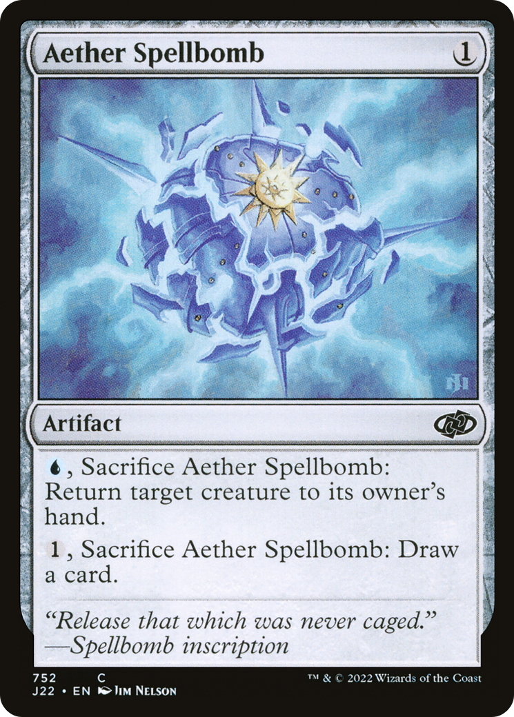 Image of Aether Spellbomb (J22-752) - Jumpstart 2022
