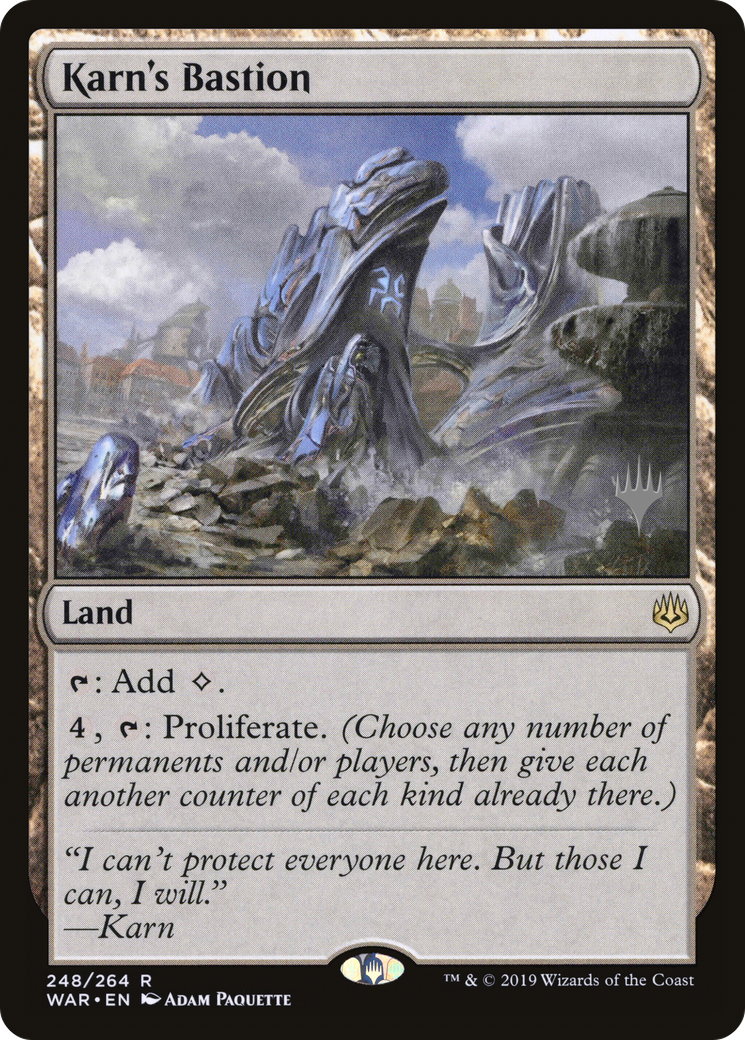 Image of Karn's Bastion (PPELD-248) - War of the Spark Promos