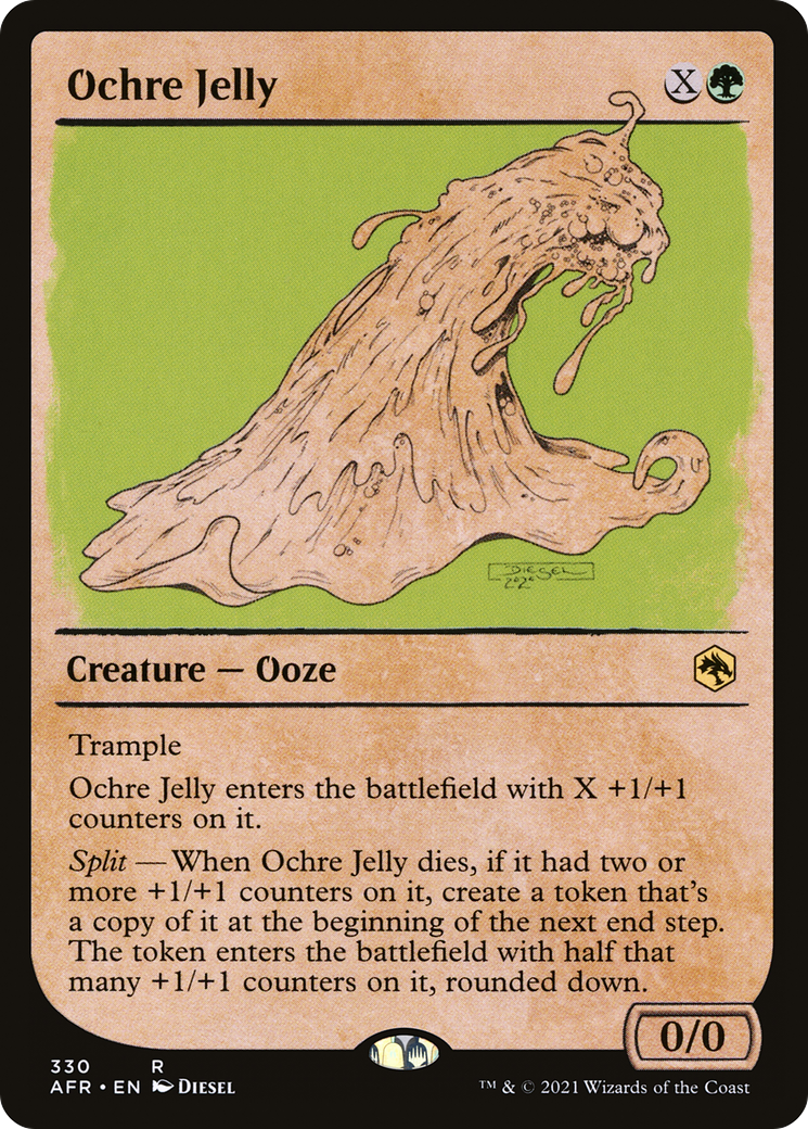 Image of Ochre Jelly (Showcase) (AFR-330) - Adventures in the Forgotten Realms: (Showcase) Foil