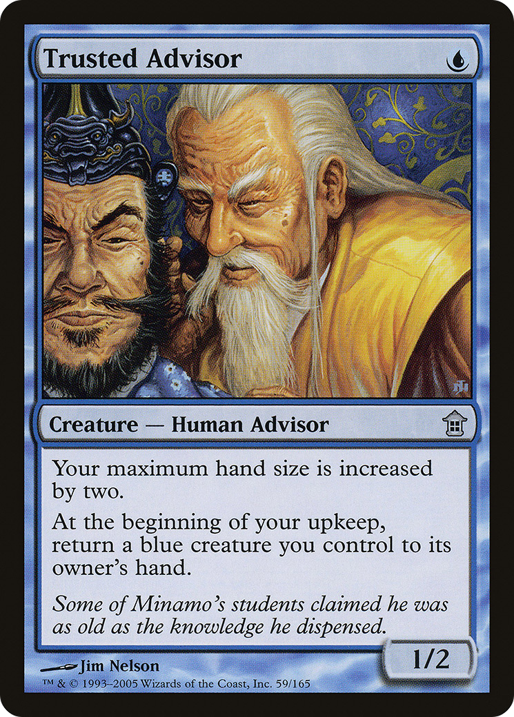 Image of Trusted Advisor (SOK-059) - Saviors of Kamigawa Foil